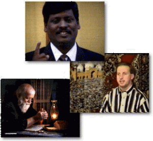 A few of the people we’ve recently helped get on the Internet: an Indian evangelist (top), a missionary to the 10/40 Window (right), and a man whose passion is to remind us to pray (left).
