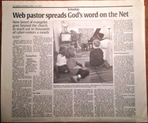 USA Today Feature Article About Eric Elder And The Ranch, November 13, 2000