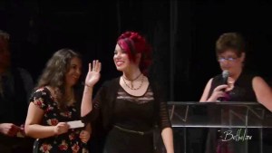 Makari graduating from Bethel on May 8, 2014