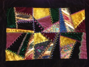 Close up of a quilt made by Marge Albrecht